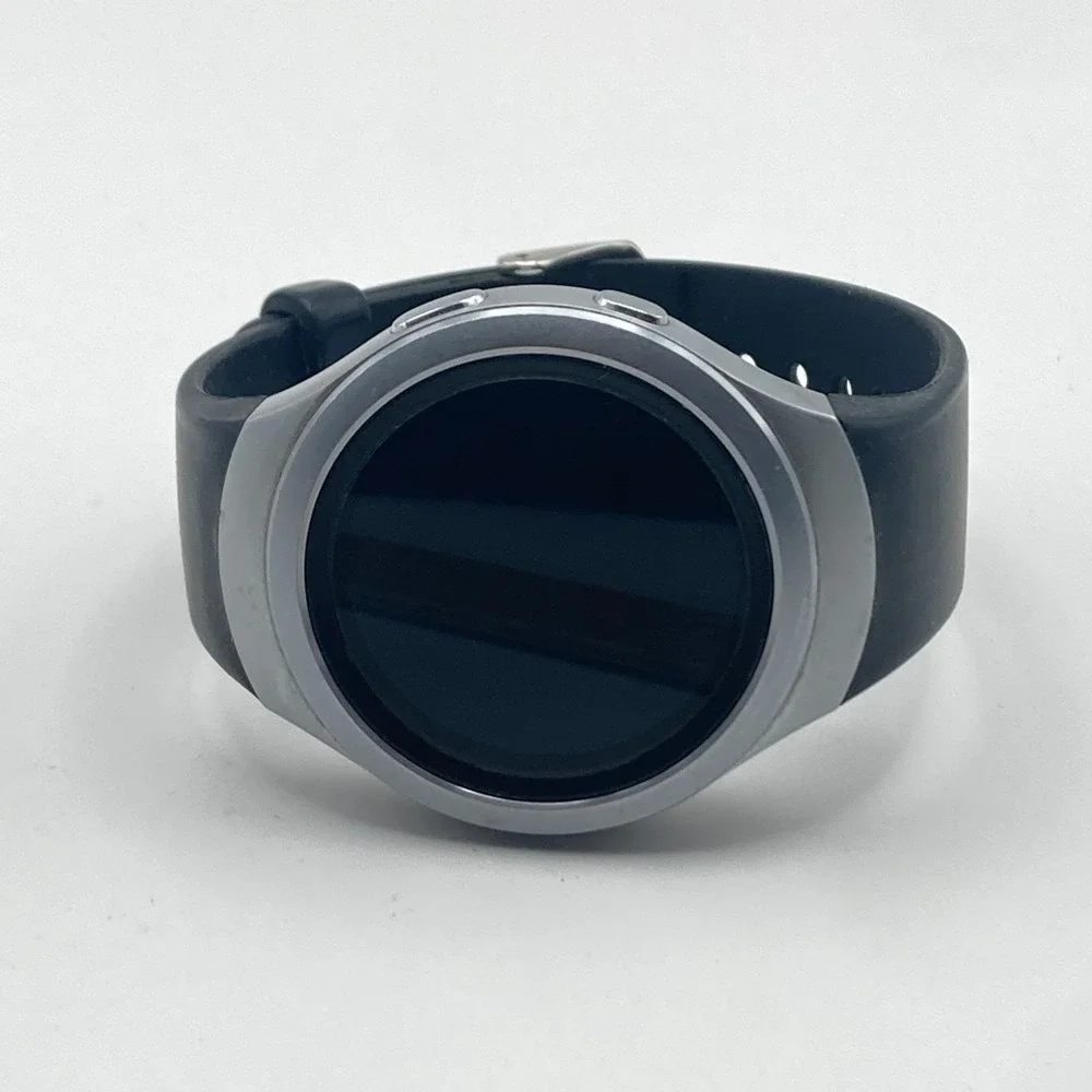 Samsung Gear S2 Smart Watch 44mm SM-R730A Works Silver Tone